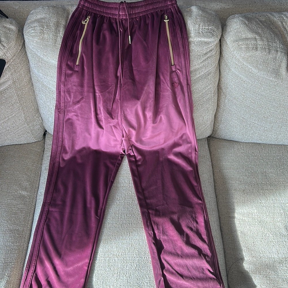 Velvet Adidas Pants